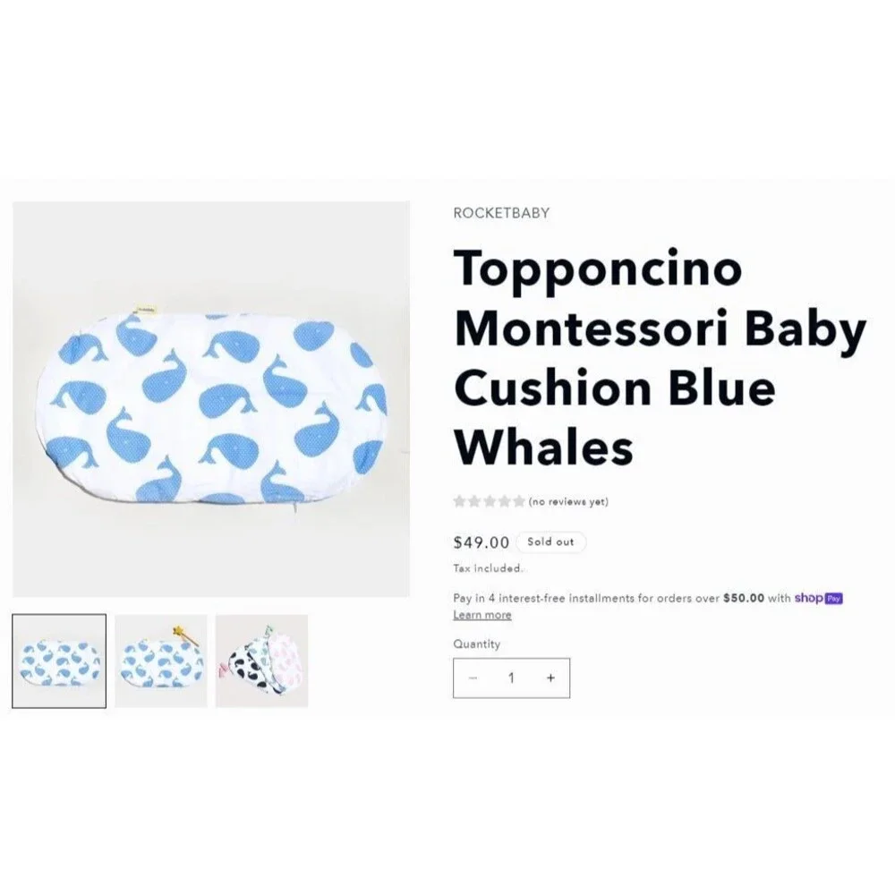 RocketBaby topponcino montessori